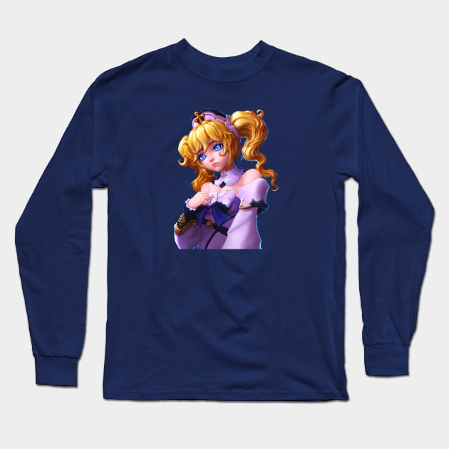 Genshin Impact Barbara Long Sleeve T-Shirt by Brico Art